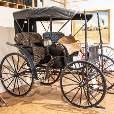 Covered buggy from Henry County Museum