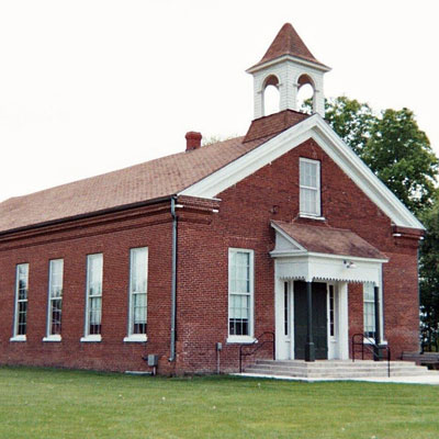 1861 Bishop Hill Colony School exterior